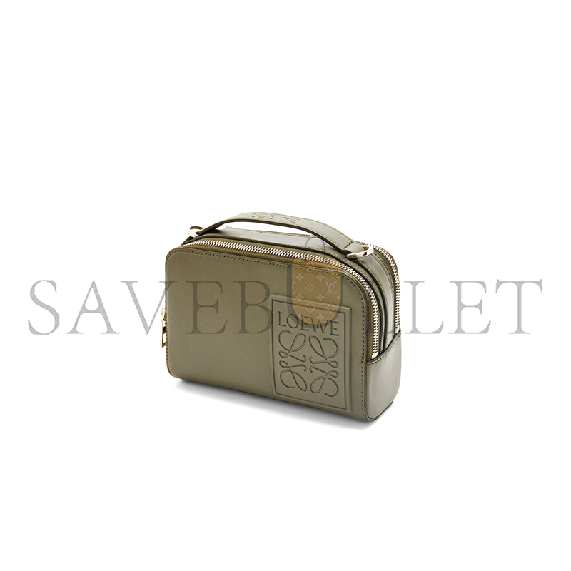 LOEWE MINI CROSSBODY CAMERA BAG IN SATIN CALFSKIN C565R41X05 (18*13*8.5cm)